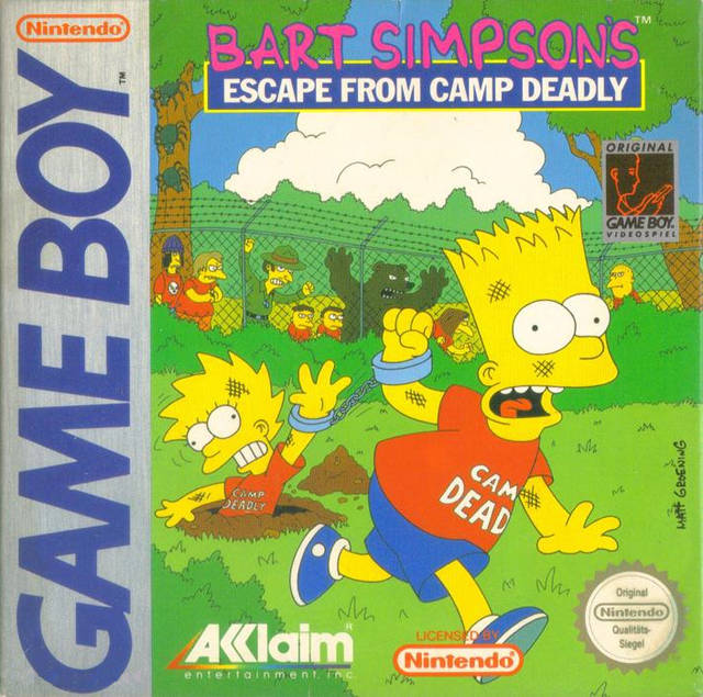 Bart Simpsons Escape From Camp Deadly Cover