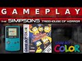 Video Gameplay : Simpsons Treehouse of Horror (Gameboy Color)