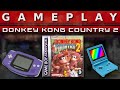 Video Gameplay : Donkey Kong Country 2 (Gameboy Advance)