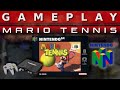 Video Gameplay : Mario Tennis (Nintendo 64)