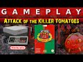 Video Gameplay : Attack of the Killer Tomatoes (NES)