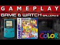 Video Gameplay : Game & Watch Gallery 2 (Gameboy Color)