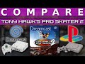 Video Compare : Tony Hawks Pro Skater 2 (Dreamcast) vs. (Playstation) Side by Side 4K