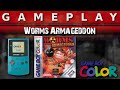 Video Gameplay : Worms Armageddon [Gameboy Color]