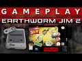 Video Gameplay : Earthworm Jim 2 (SNES)