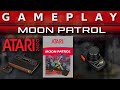 Video Gameplay : Moon Patrol (Atari VCS 2600)