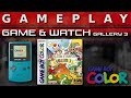 Video Gameplay : Game & Watch Gallery 3 (Gameboy Color)