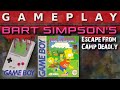 Video Gameplay : Bart Simpsons Escape From Camp Deadly [Gameboy]