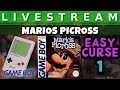 Video Livestream - Playthrough - Marios Picross Easy Curse (Gameboy) Teil 1