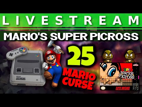 Livestream - Marios Super Picross (SNES) Teil 25
