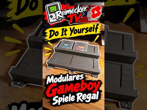 Reimecker TV (Do It Yourself) Modulares Gameboy Spiele Regal
