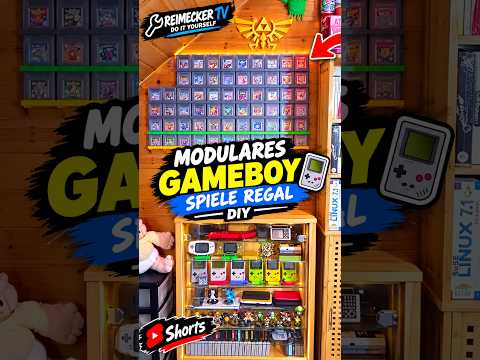 Reimecker TV (Do It Yourself) Modulares Gameboy Spiele Regal