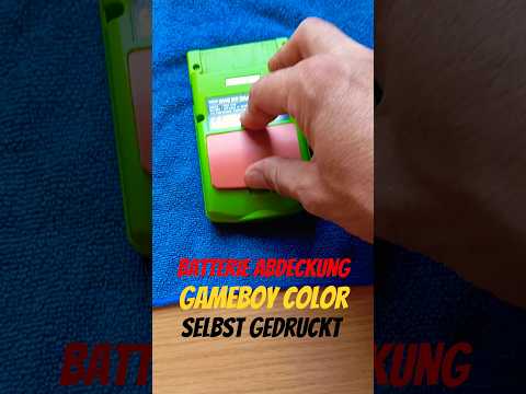DIY Batterie Abdeckung - Gameboy Color