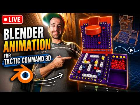 RTV - Livestream - Blender Animation f&uuml;r Tactic Command 3D & Chillen