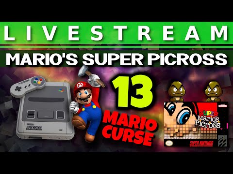 Livestream - Marios Super Picross (SNES) Teil 13