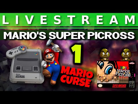Livestream - Marios Super Picross (SNES) Teil 1