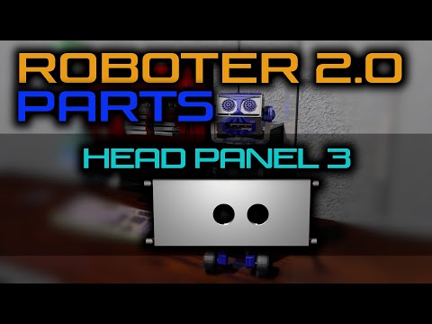 Arduino Roboter 2.0 - Parts (Head Panel 3)
