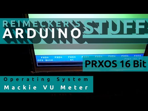 Prxos // Mackie Control & HUI Display // BCF 2000 Behringer (Arduino)