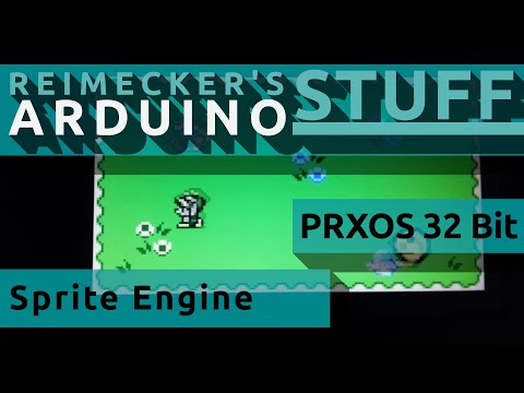 PrXoS – Arduino Retro GFX Engine 160x96 Sprite Demo