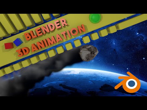 Blender - Rauch Simulation - Test Rendering (Smoke Simulation)