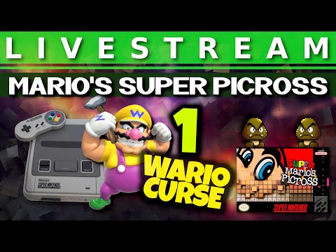 Livestream - Marios Super Picross (Wario) (SNES) Teil 1