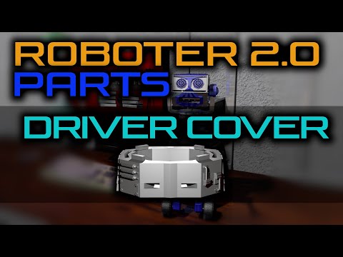 Arduino Roboter 2.0 - Parts (Driving Modul Driver Cover)