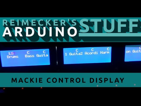 Arduino Mackie Control LCD Display 4x20 Version :-)
