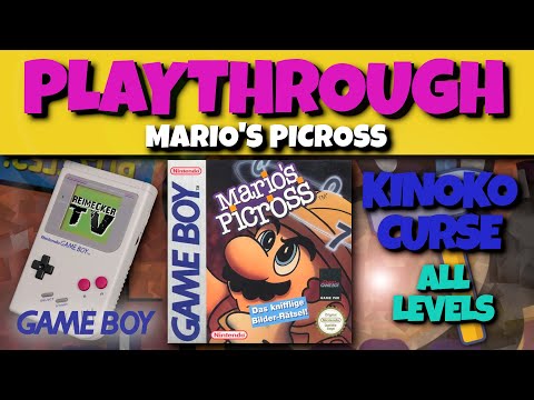 Playthrough - Marios Picross - Kinoko Kurs (Gameboy)