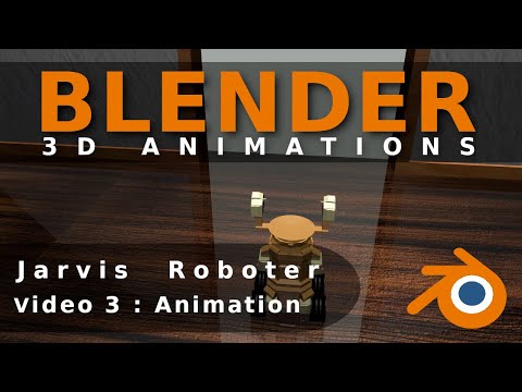 Blender - Animation Jarvis Roboter (Video 3)