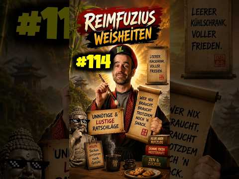 Reimecker TV - Reimfuzius Weisheiten Nr.114 #Lustig #lachen #funny