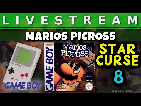 Livestream - Playthrough - Marios Picross Star Curse (Gameboy) Teil 8